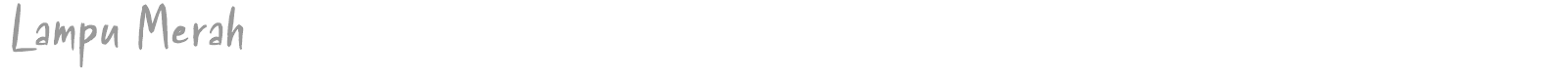 Lampu Merah font preview